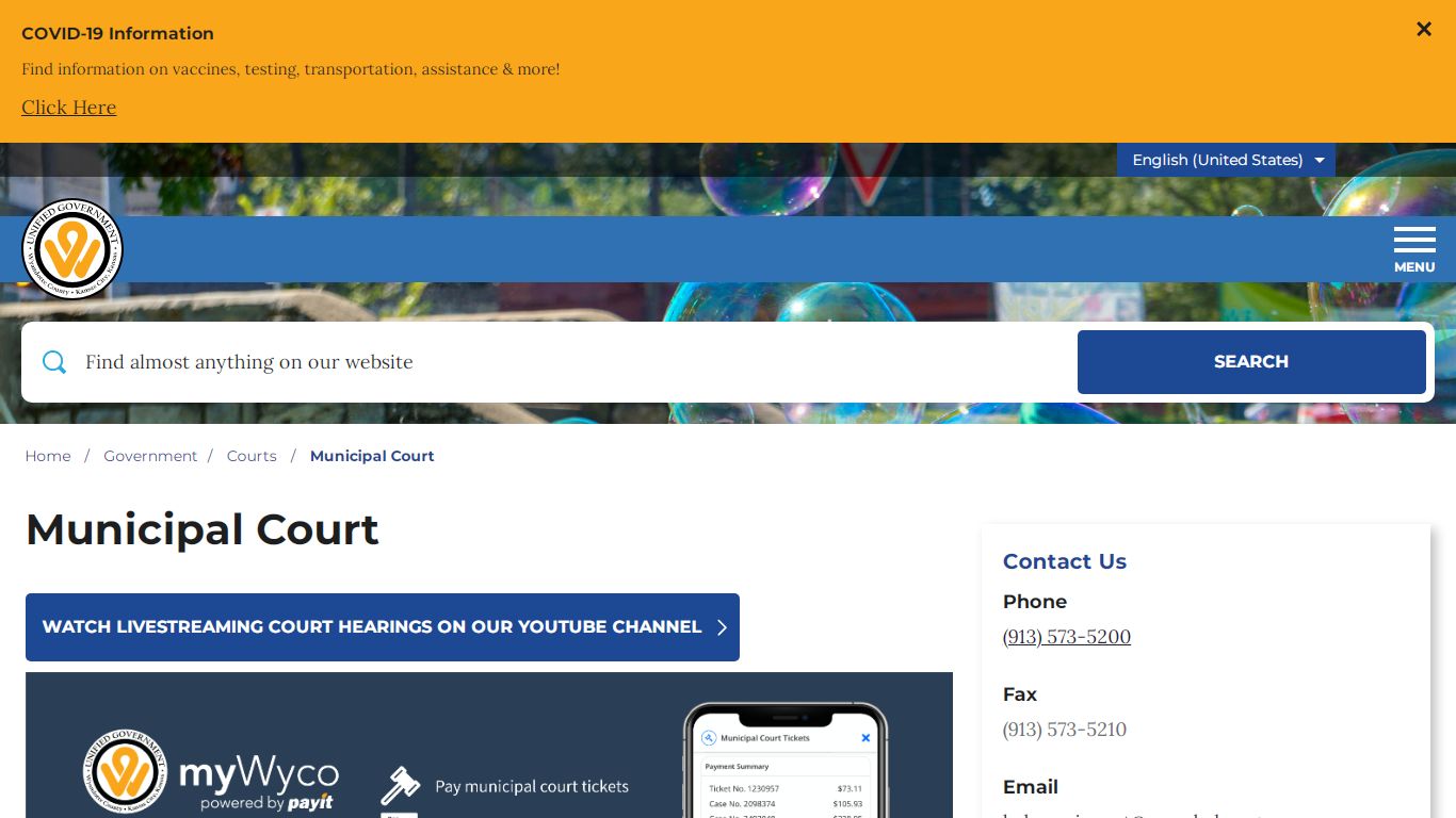 Municipal Court – Unified Government of Wyandotte County ...